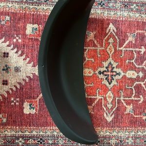 Litter robot for tall fence gate litter trap door